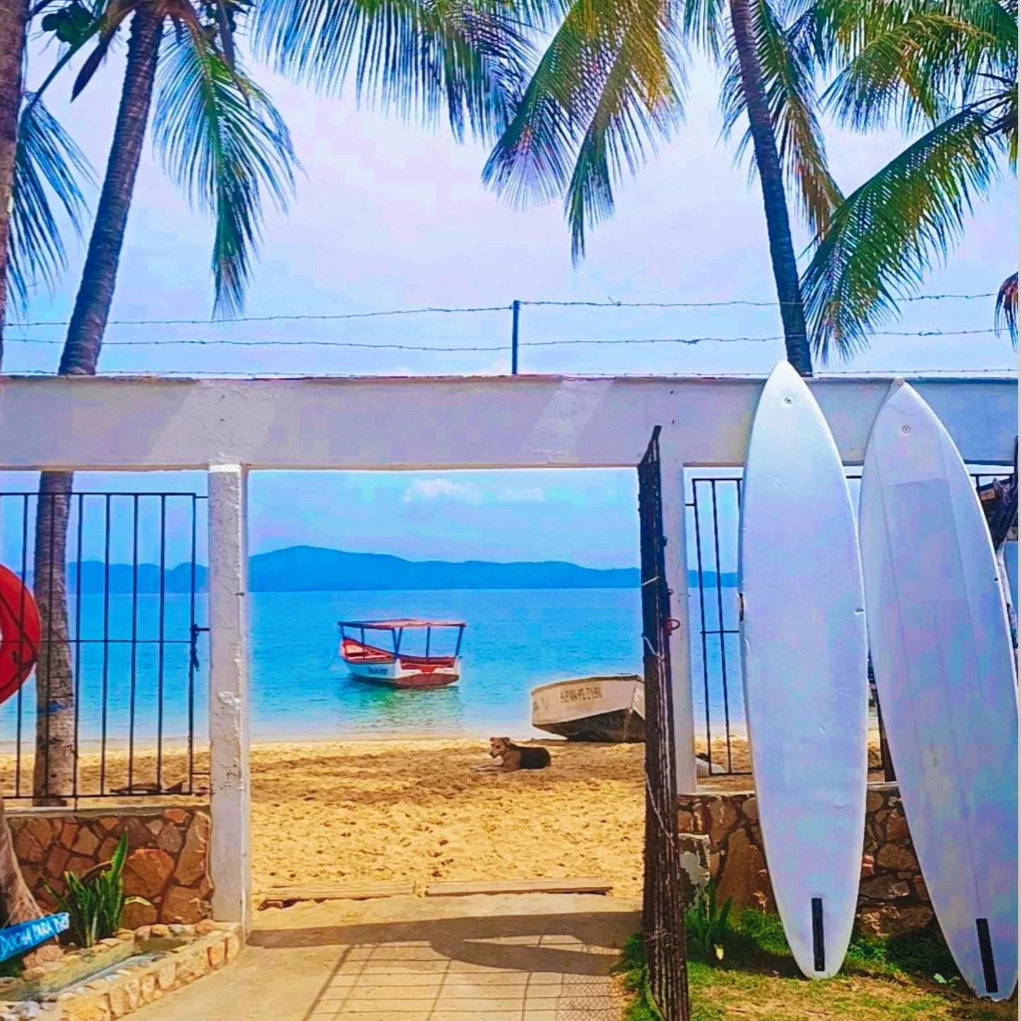 Posada Los 7 Delfines background